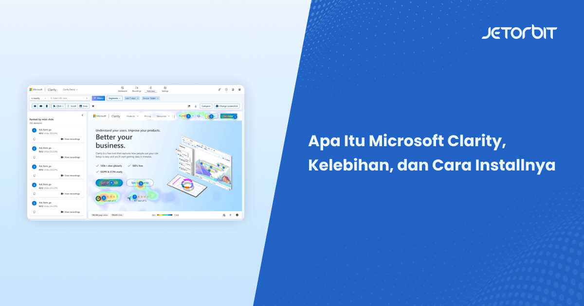 Apa Itu Microsoft Clarity, Kelebihan, dan Cara Installnya