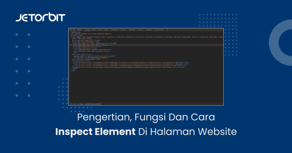 Pengertian, Fungsi Dan Cara Inspect Element Di Halaman Website ...